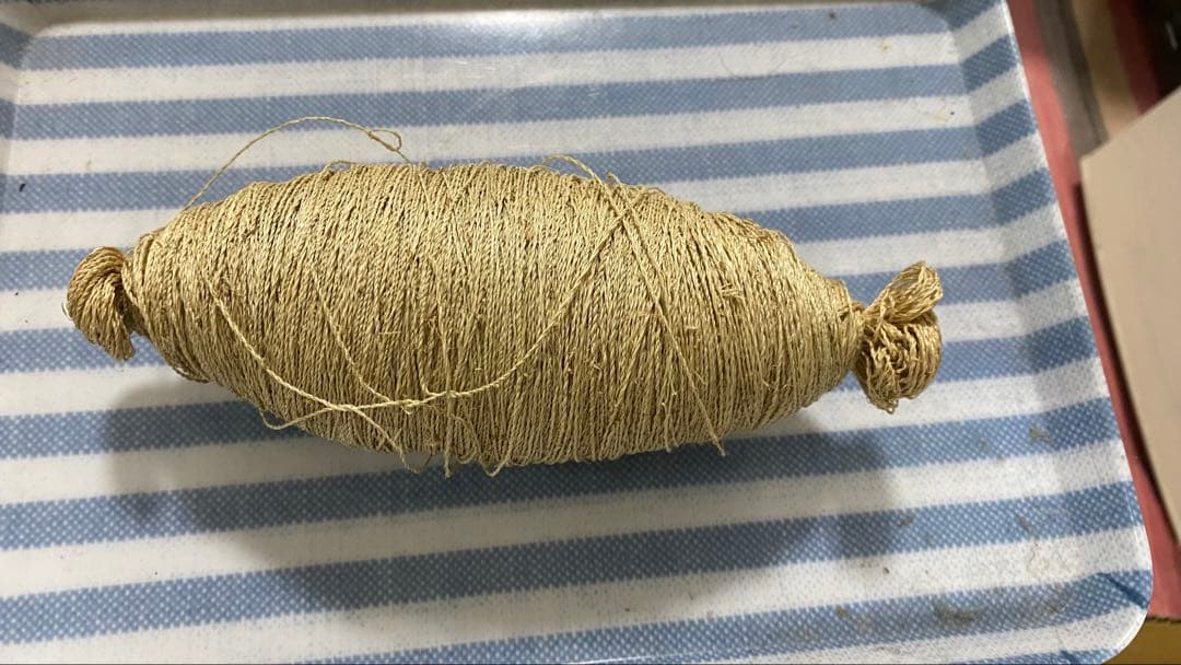 KUZU-79 葛糸*203g　くず糸　撚り糸　手編み・手織り用糸　ラオス産