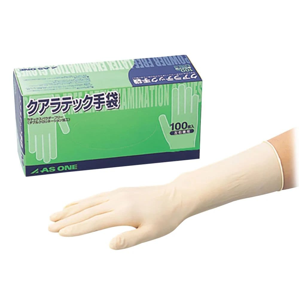 AS ONE 使い捨て手袋 Ｌサイズ 100枚入り✕１０箱
