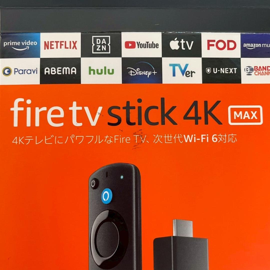 アマゾン fire TV stick 4K MAX 開封済新品 Y1644