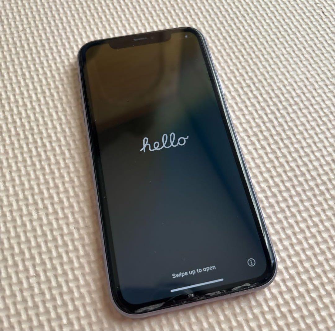 iPhone11 256gb パープル SIMフリー Apple 本体のみ