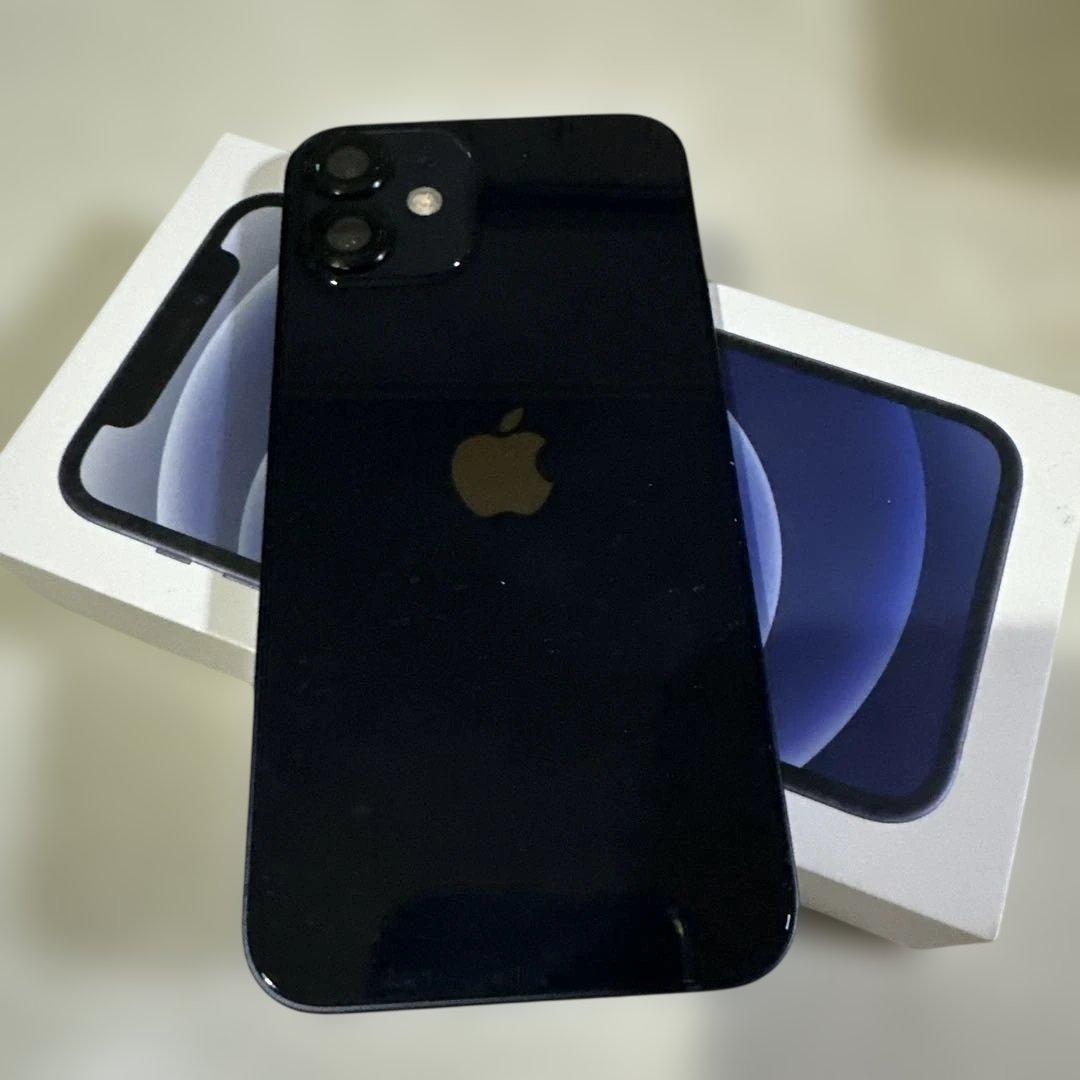 アップル　iPhone 12 mini ブラック　　バッテリー容量100%