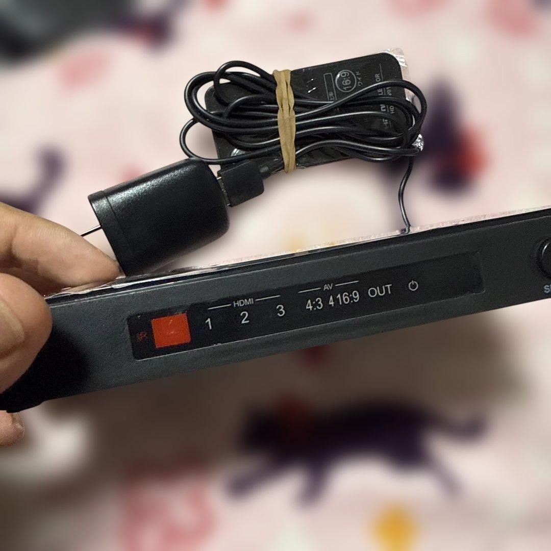 超希少 ミヨシ AV端子入力付きHDMI切替器 ブラック HDS-AV01/BK