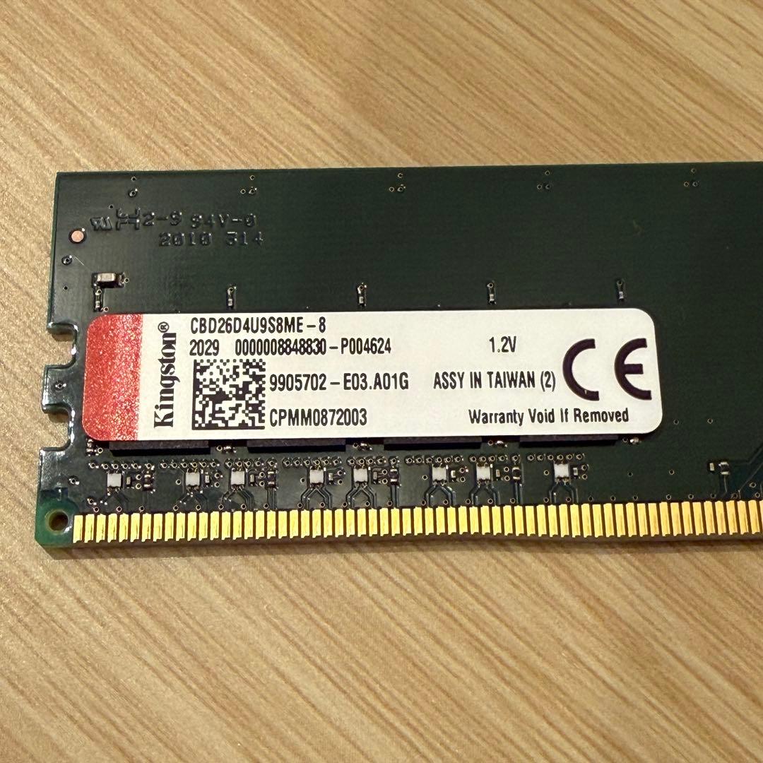 Kingston DDR4メモリ CBD26D4U9S8ME-8 16GBセット