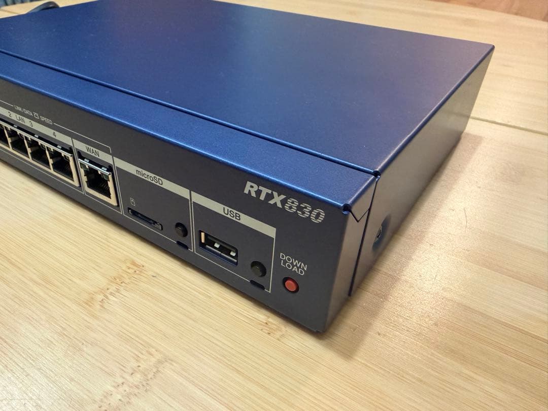 YAMAHA RTX830【初期化済み】【最新版ファームウェア】