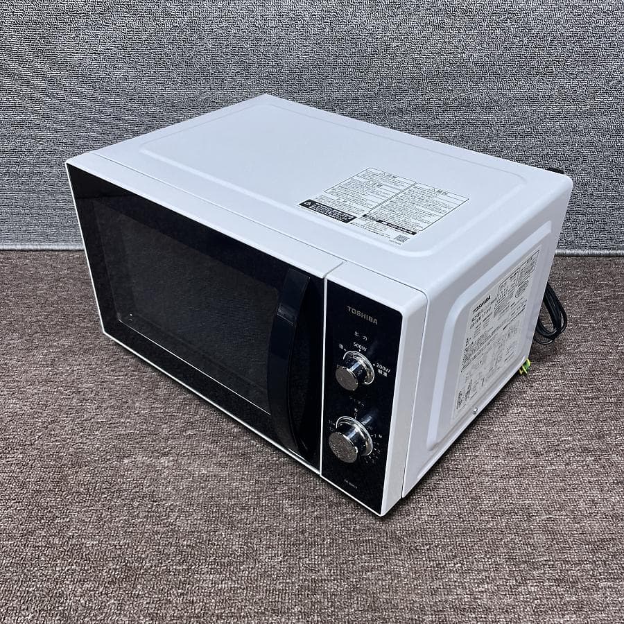 2022年製■東芝 電子レンジ フラット庫内 ヘルツフリー ER-WM17-W