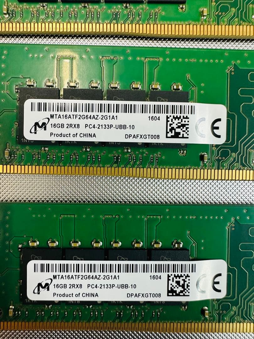 ④ 各社DDR4　64GB　（16GB*4）