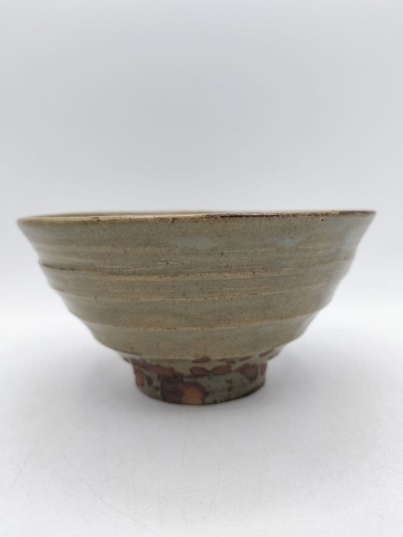 d256 茶碗 青伊羅保　須田祥豊 紙箱 茶道具 古物