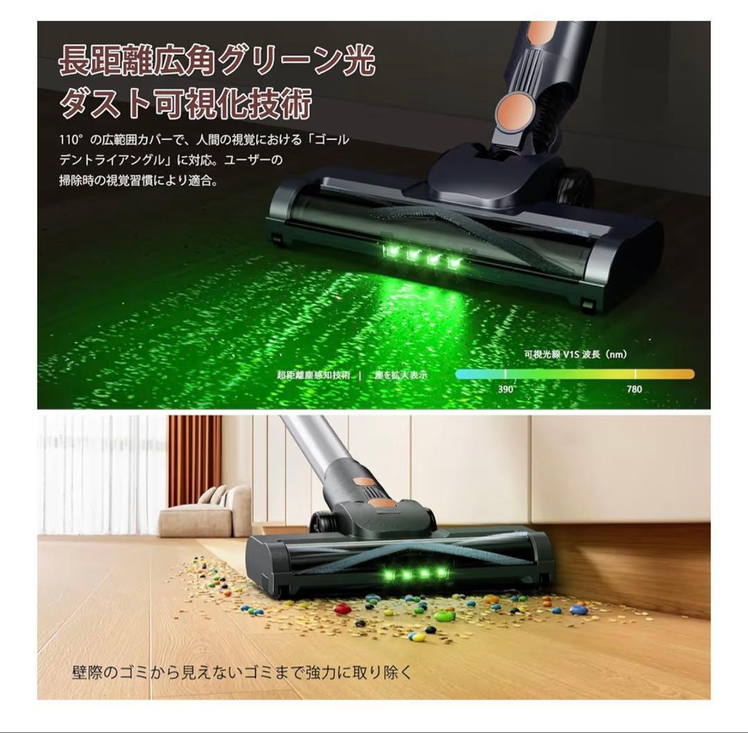 掃除機 コードレス65分連続稼働 Yuuscc サイクロン 掃除機 コードレス