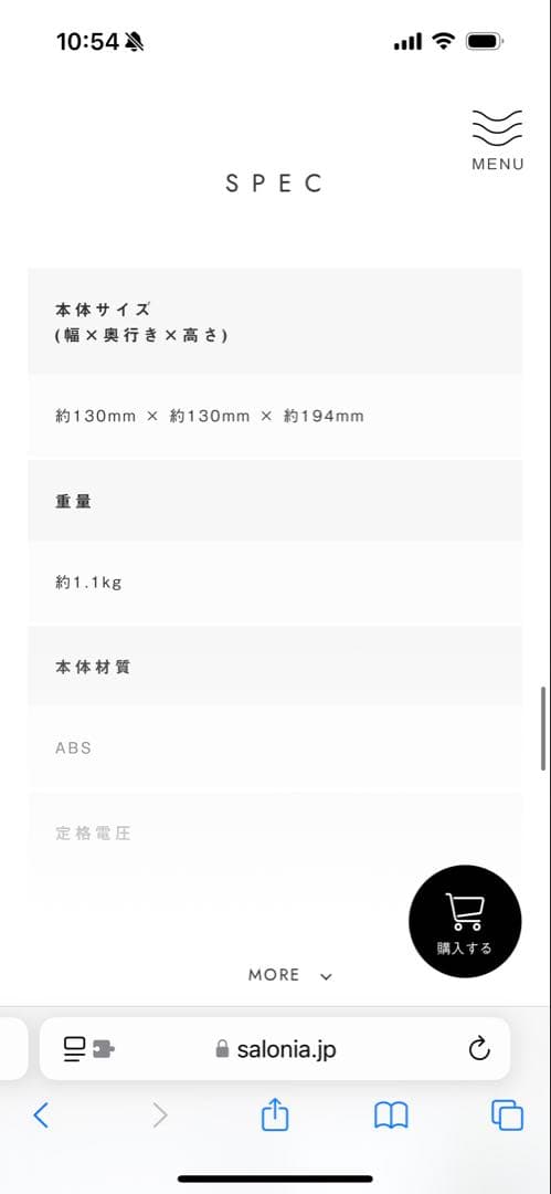 ピュアブライトスチーマー　箱無し