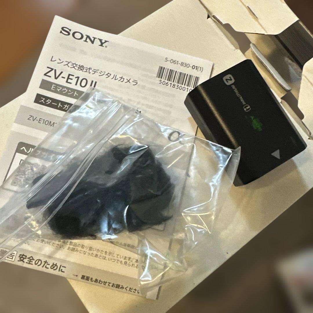 sony. カメラ　ZVE10Ⅱ レンズ付き