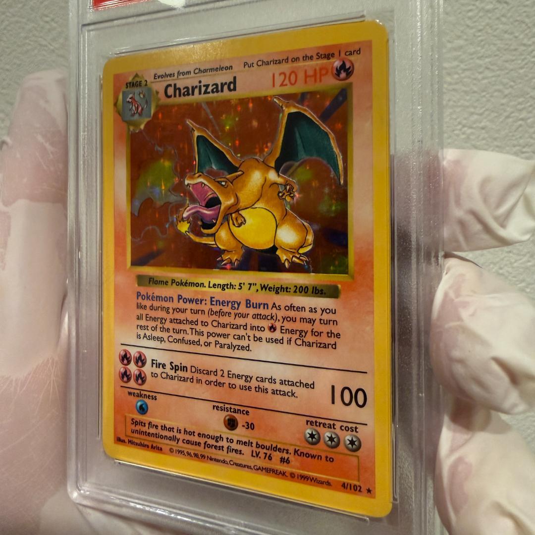 リザードン PSA5 英語版 Charizard #4 Shadowless