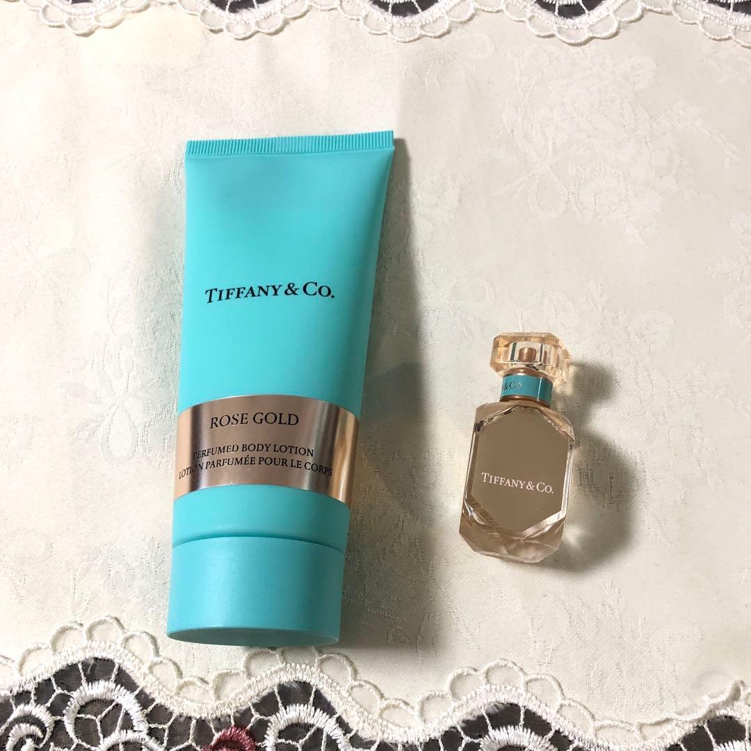 Tiffany & Co. ROSE GOLD ボディローションと香水セット