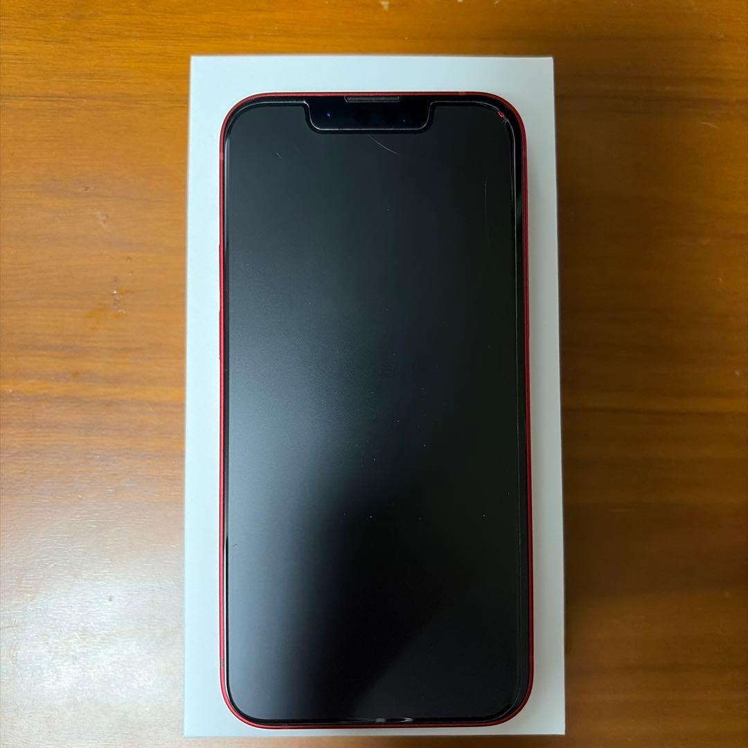 iPhone 13 PRODUCT RED128GB バッテリー73%
