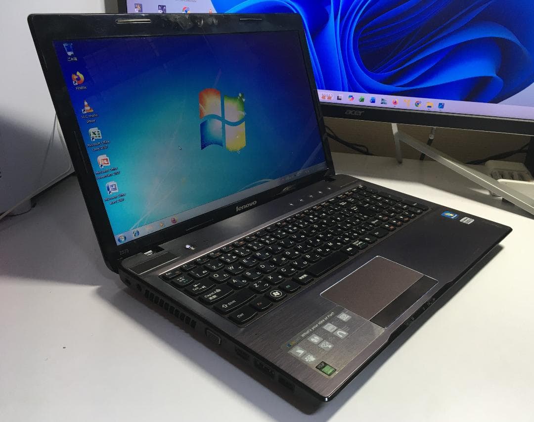 Windowsノート本体 Lenovo IdeaPad Z575 Windows11/ Windows7