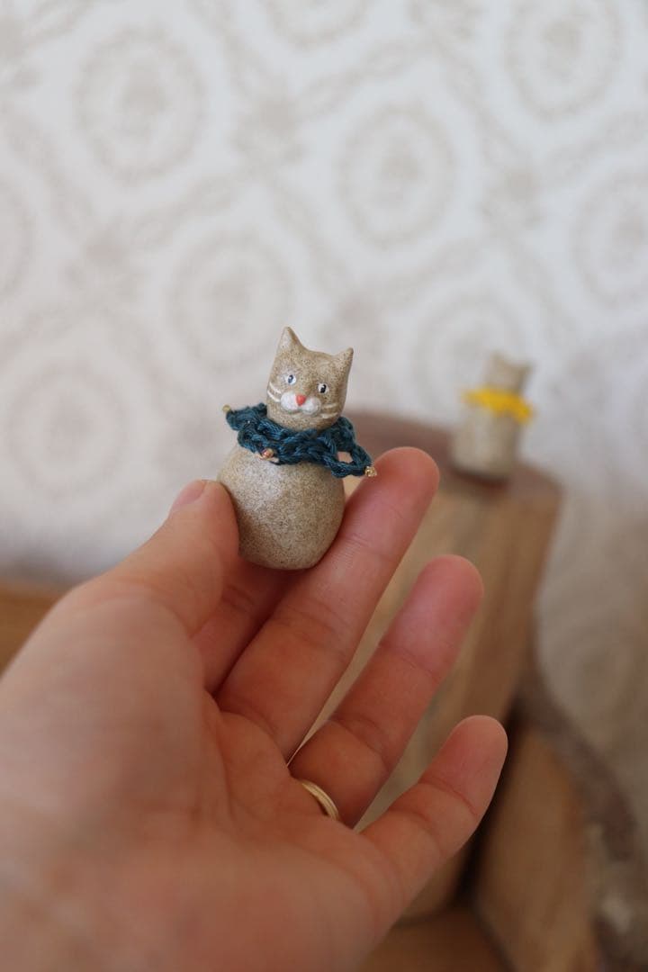 展示用　猫のオブジェ　置物