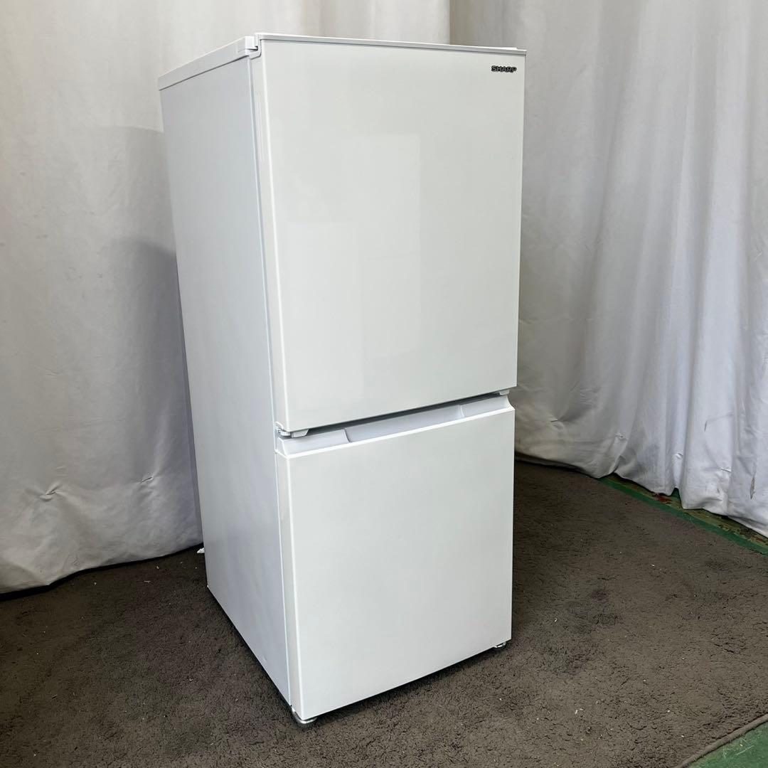 177　シャープ　冷蔵庫　一人暮らし　白　左右開き　綺麗　中古　設置無料　安い