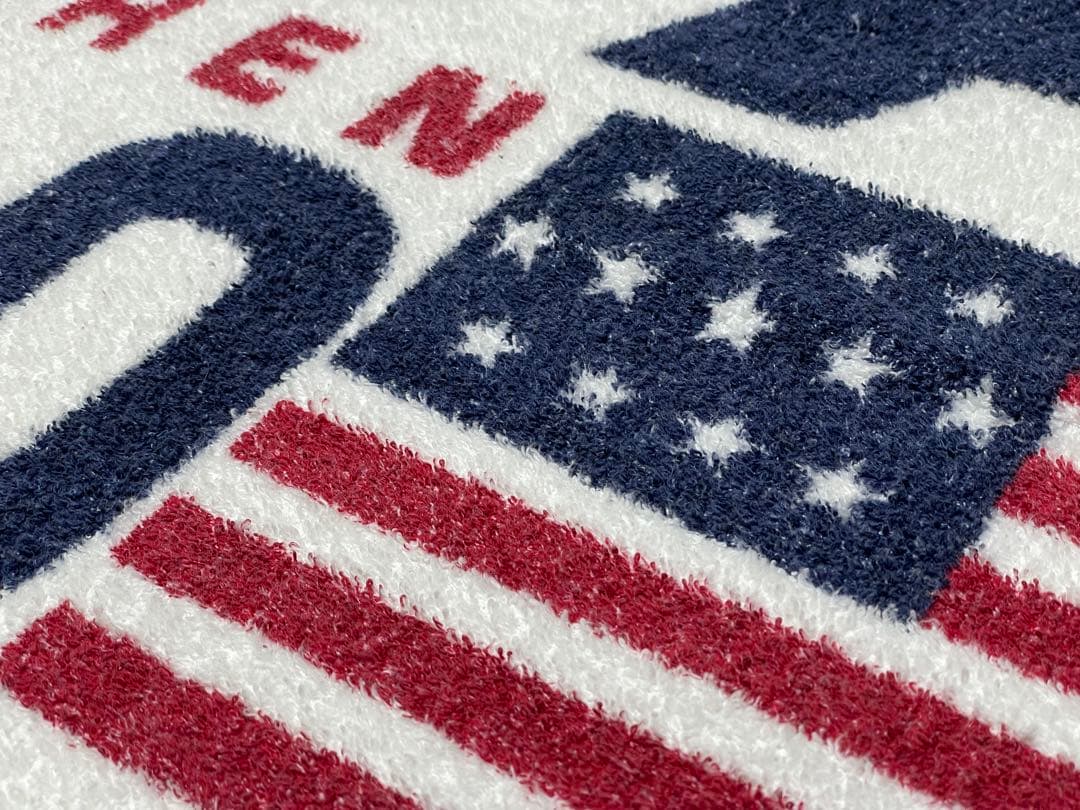 【中古】ラルフローレン 90's USA American Flagビーチタオル