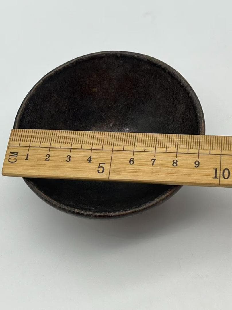 宋時代 吉州窯黒釉茶碗 天目茶碗　唐物　茶道具　【旧家蔵出し】(F-134)
