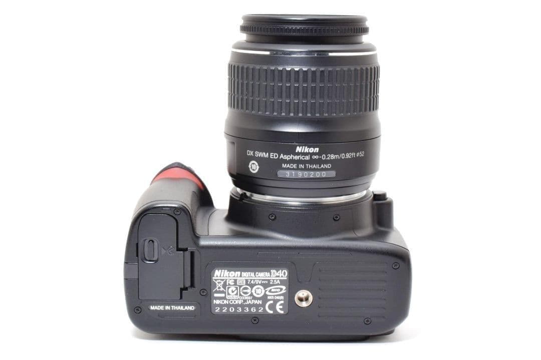 写りで選ぶ名機✨Nikon D40✨標準ズームレンズセット 軽量 一眼レフカメラ