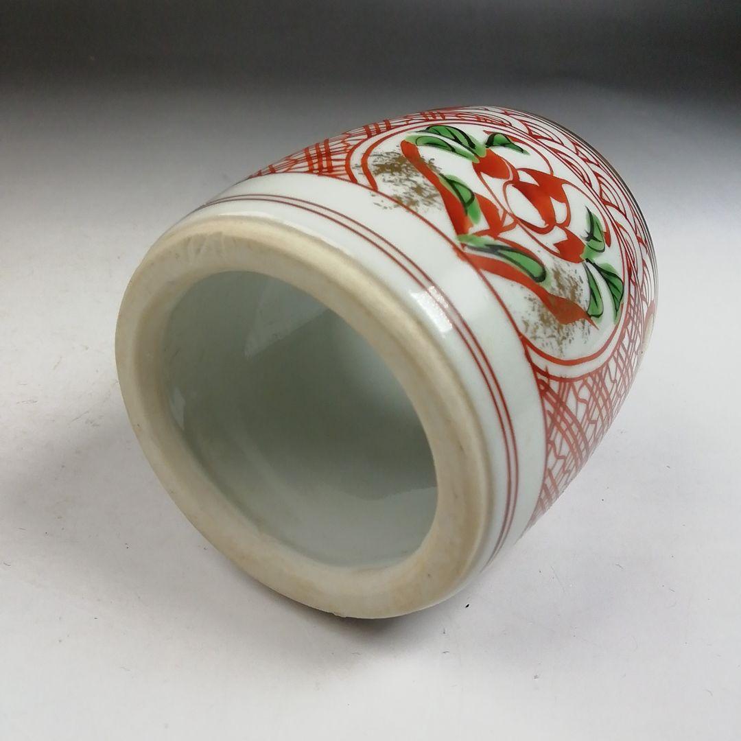 Ｗ３５２　皆具　『色絵　台子皆具』『平安　祥堂 造』　共箱　茶道具
