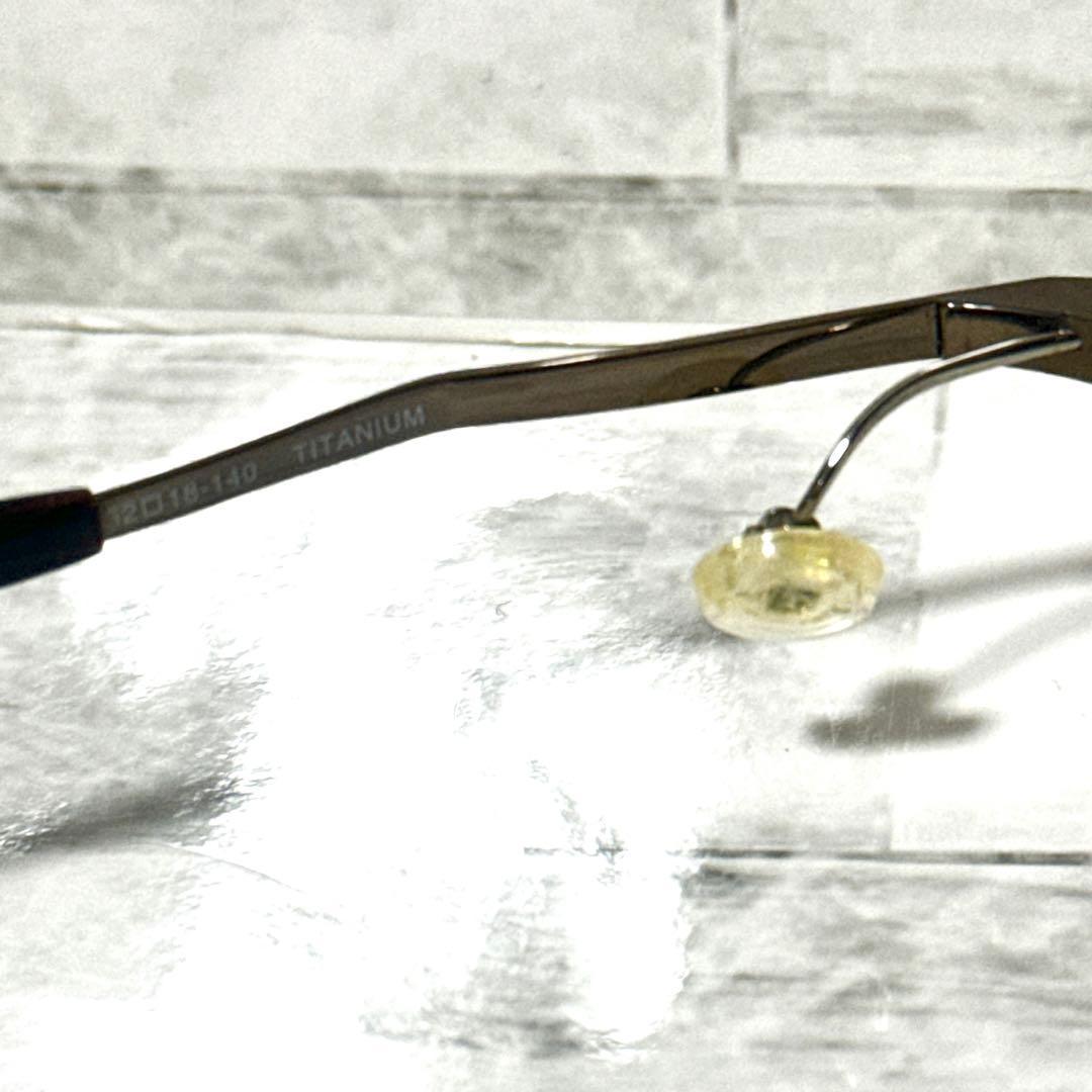 ネオジン NEOJIN メガネフレーム 鼻パッドなし リムレス　ツーポイント