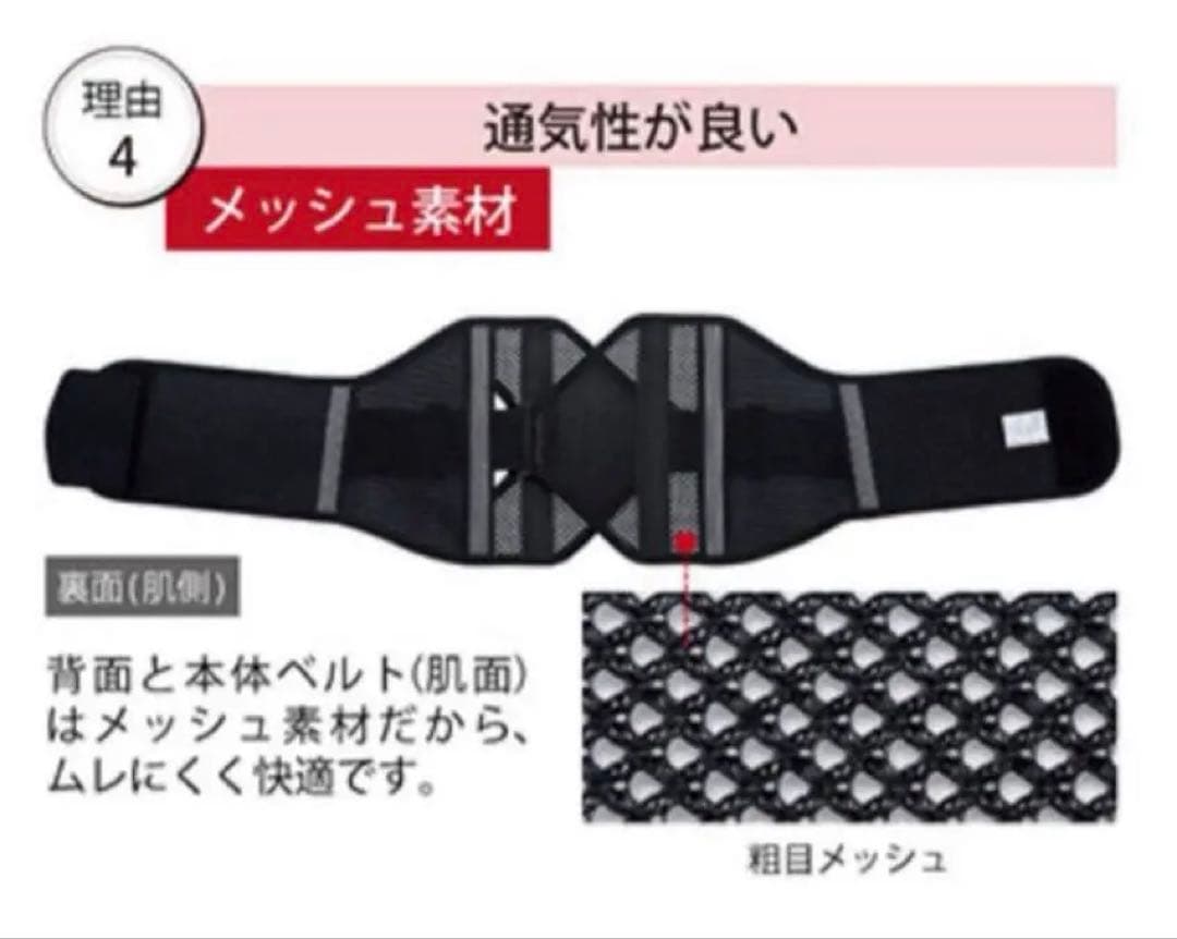 空にゃん シャルレ　しっかり腰サポーター　M