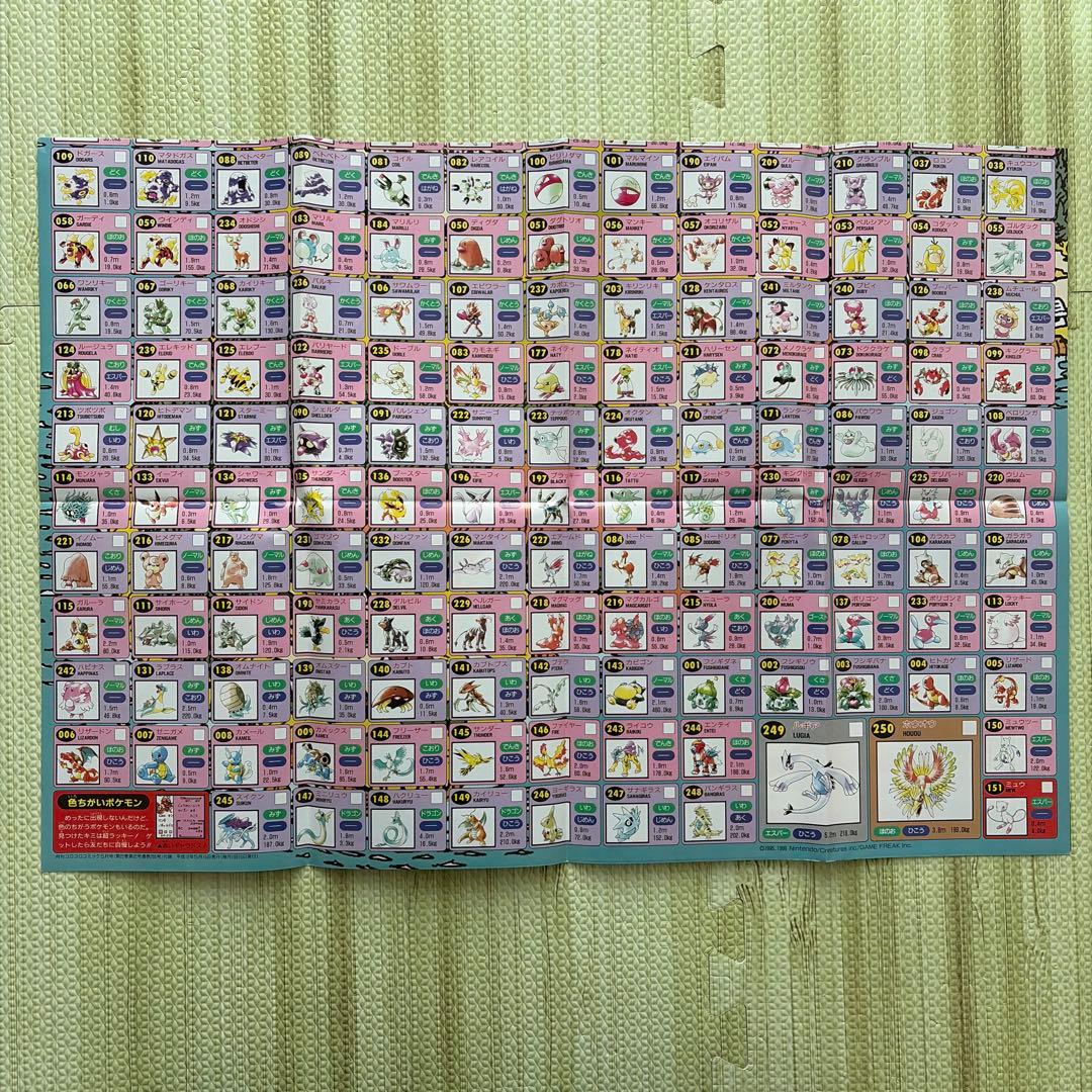 【貴重】ポケットモンスター　ポケモンカード　旧裏　コロコロ　ポスター　4枚セット
