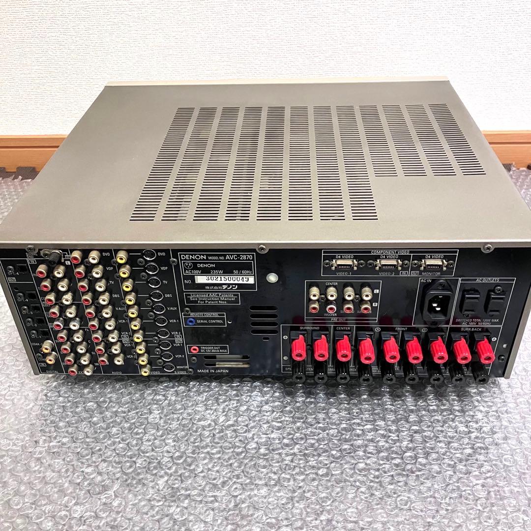 DENON デノン　AVアンプ　AVサラウンドアンプ　AVC-2870✨動作品✨