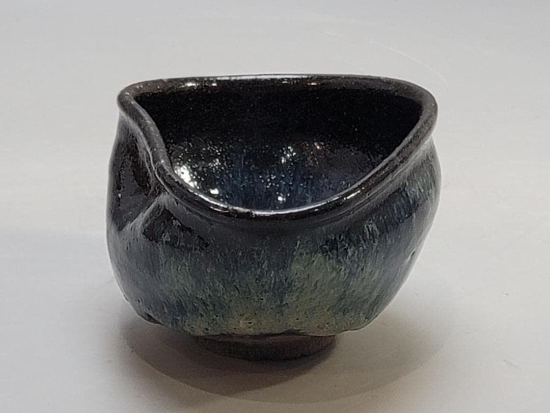 茶道具 古唐津 朝鮮唐津 沓茶碗 時代物 DT809