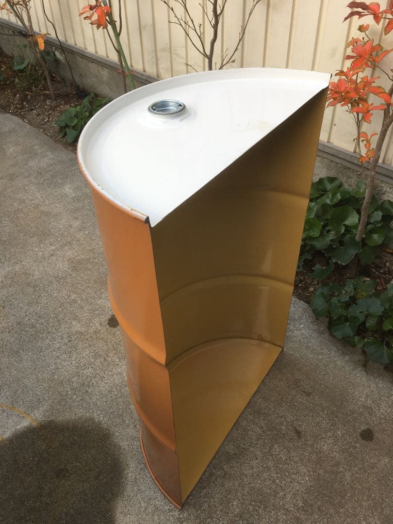 hoo ドラム缶 半切り 縦半分 無加工