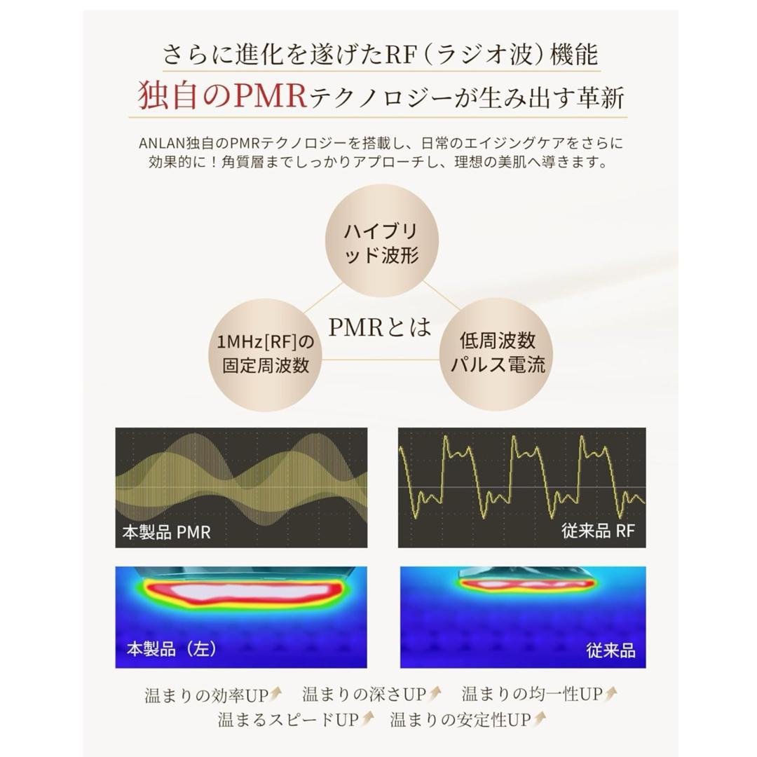 RF美顔器 年齢肌対策 エイジング リフトケア ハリ・キメ 表情筋ケア 防水