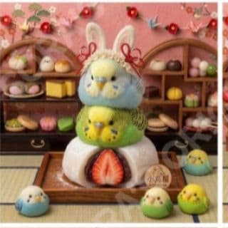 オカメインコ、インコ、シマエナガ、文鳥、ひよこパネル生地　ハンドメイド