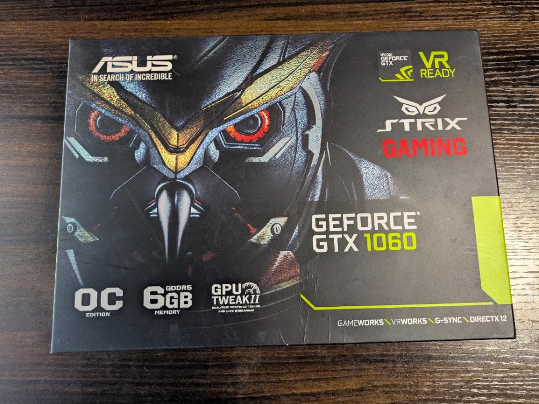 【ジャンク】ASUS GTX1060-DC2O6G グラフィックボード 現状品
