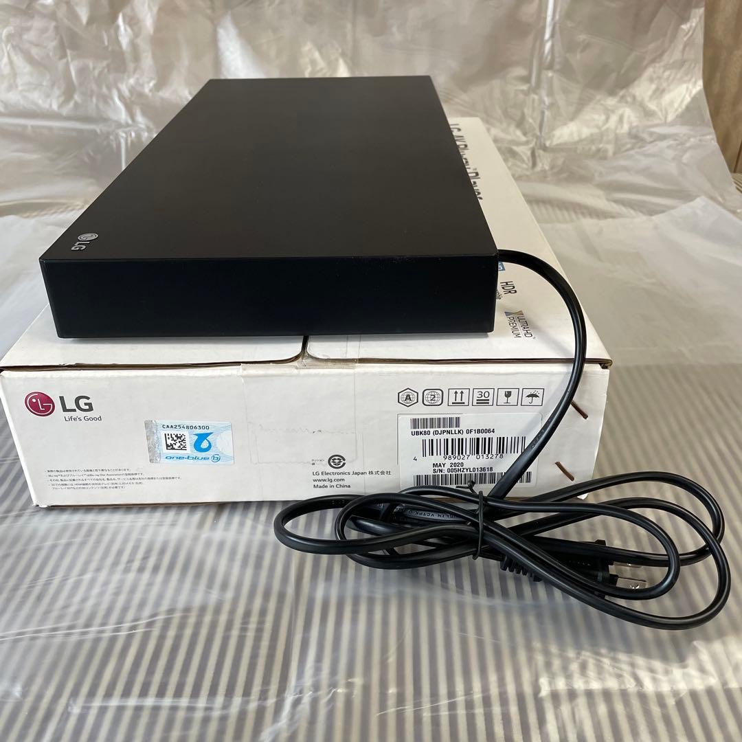 ☆【美品】LG 4K Ultra HD ブルーレイプレーヤー UBK80