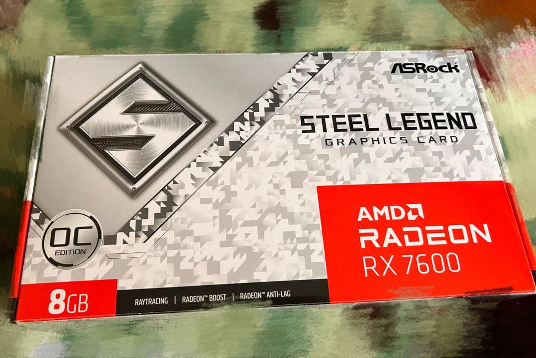 グラフィックボード・グラボ・ビデオカード ASRock Radeon rx7600 8GB