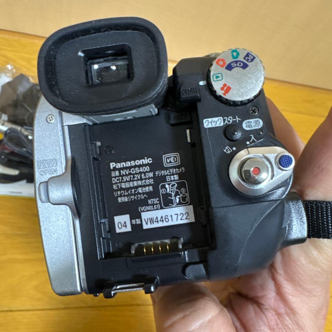 Panasonic NV-GS400k 中古一式　バッテリー3個