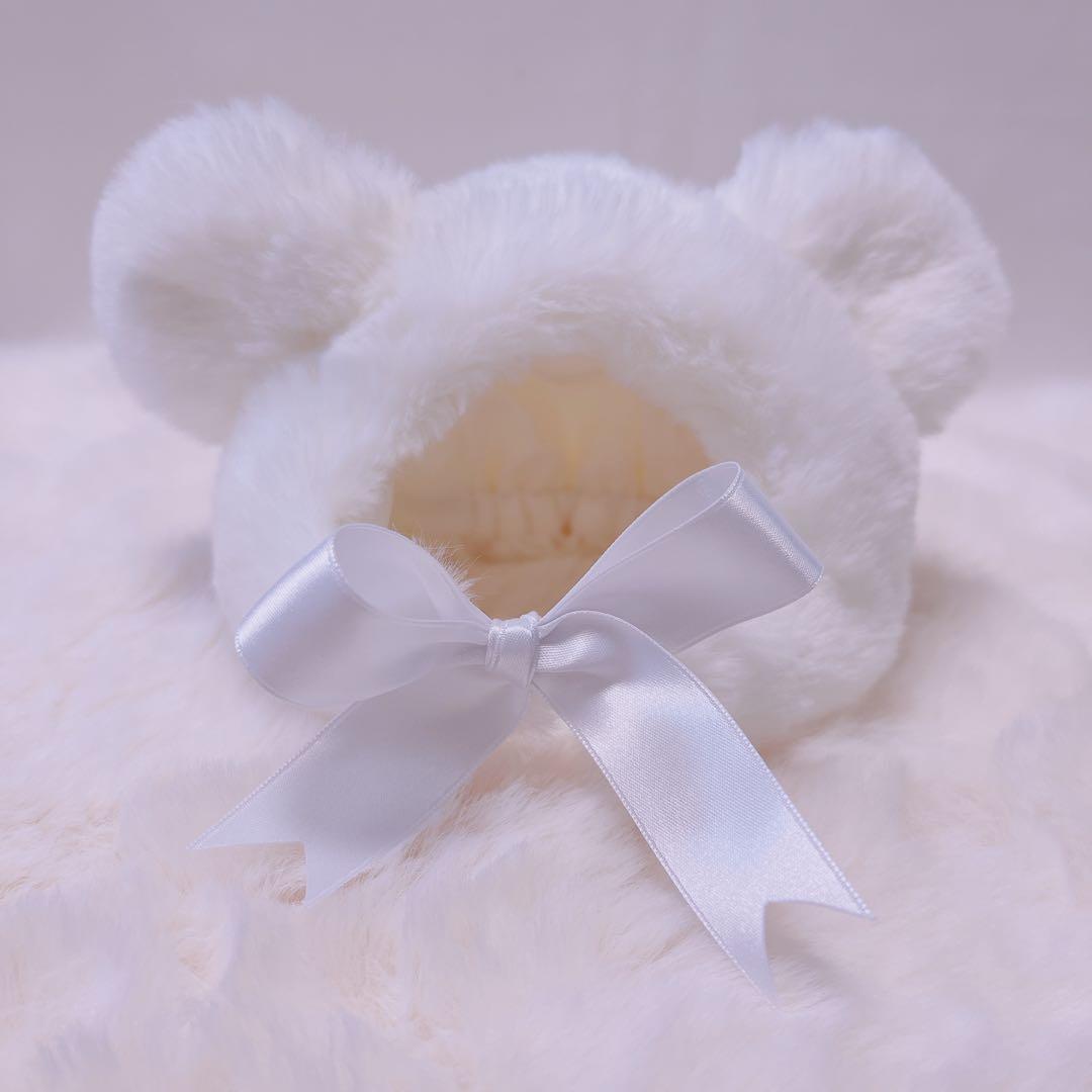 初期ピカチュウ　ハンドメイド（しろくま）②