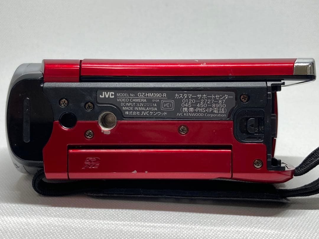 概ね美品　JVC　Victor　Everio　GZ-HM390-R　b34a49