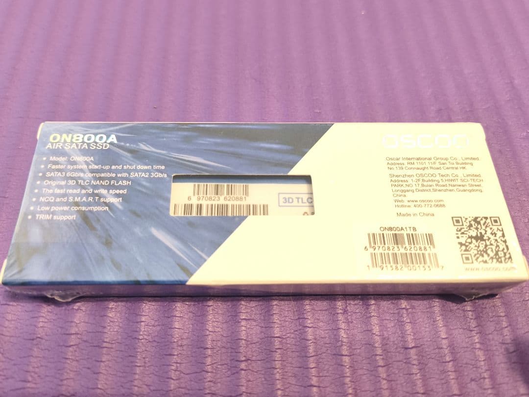 【新品未開封】OSCOO SSD 1TB SATA + SATAケーブル