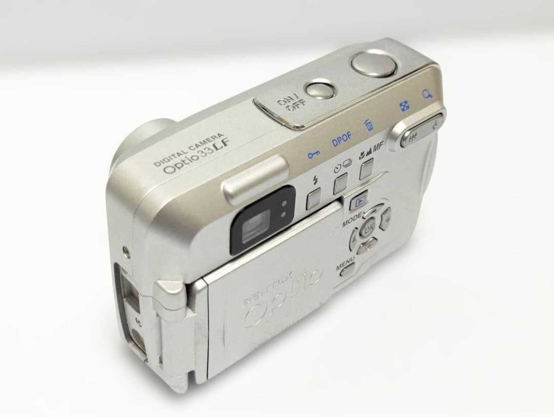 631 稼働品 optio 33LF PENTAX デジカメ レトロ シルバー