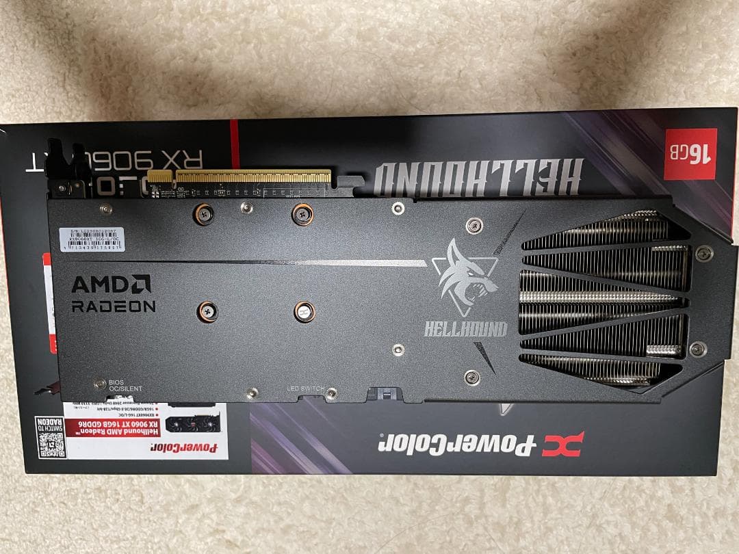 グラフィックボード・グラボ・ビデオカード PowerColor HELLHOUND Radeon RX 9060 XT