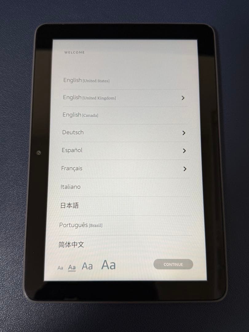 AmazonFireHD8Plus 128GBMicroSDカード付
