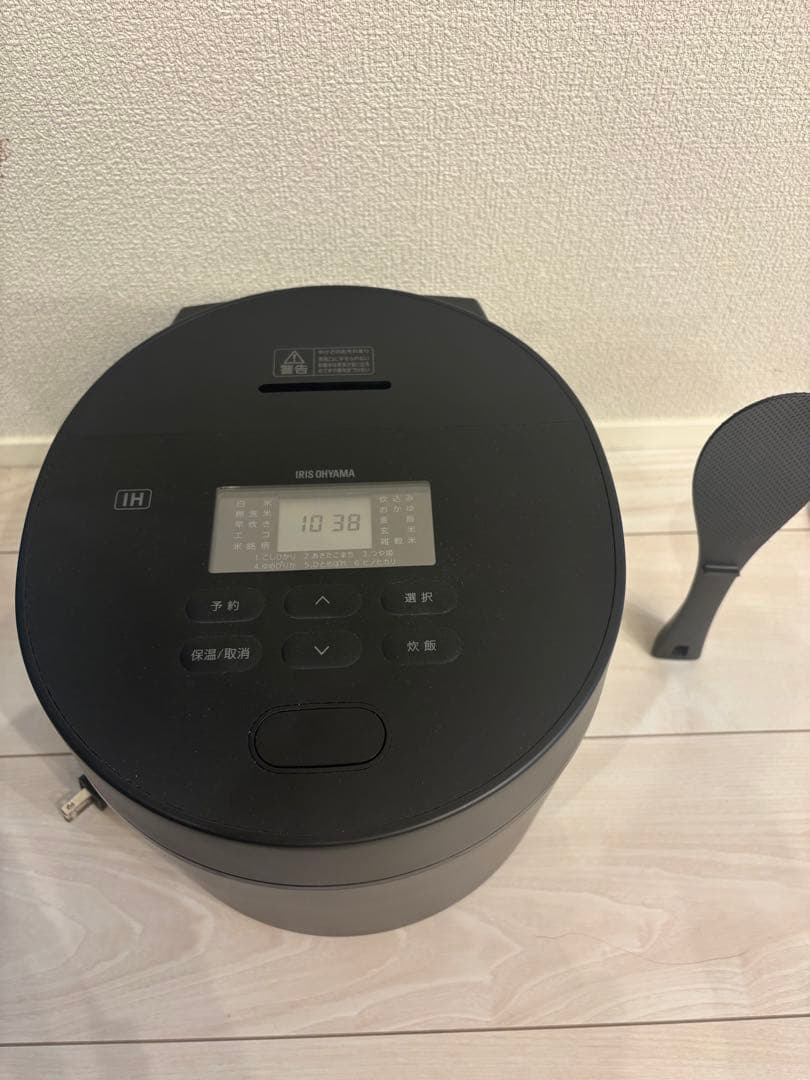 IRIS OHYAMA IH炊飯器 RC-ISA50-ブラック 2024年製