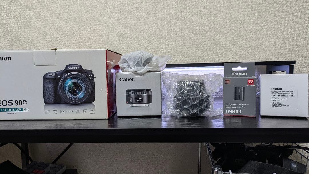Canon EOS 90D 本体＋レンズ3本 ＋予備バッテリー等