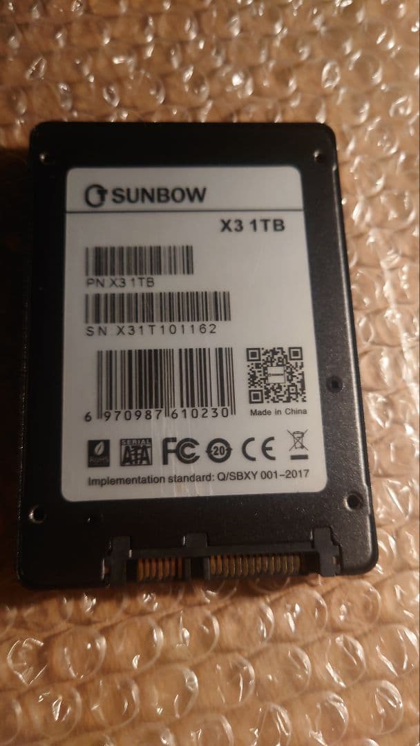 内蔵型SSD SUNBOW X3 1TB SSD SATA