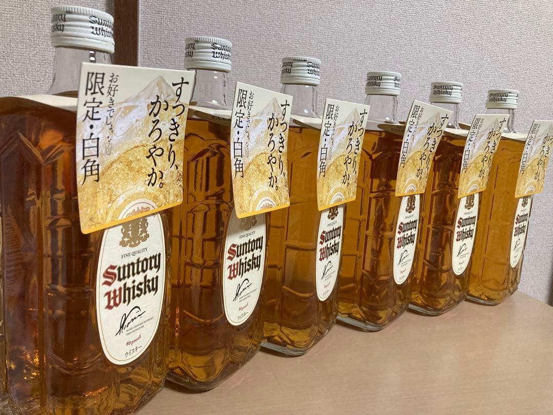 白角 6本セット 700ml サントリー ウイスキー【新品・未開封・POP付き】
