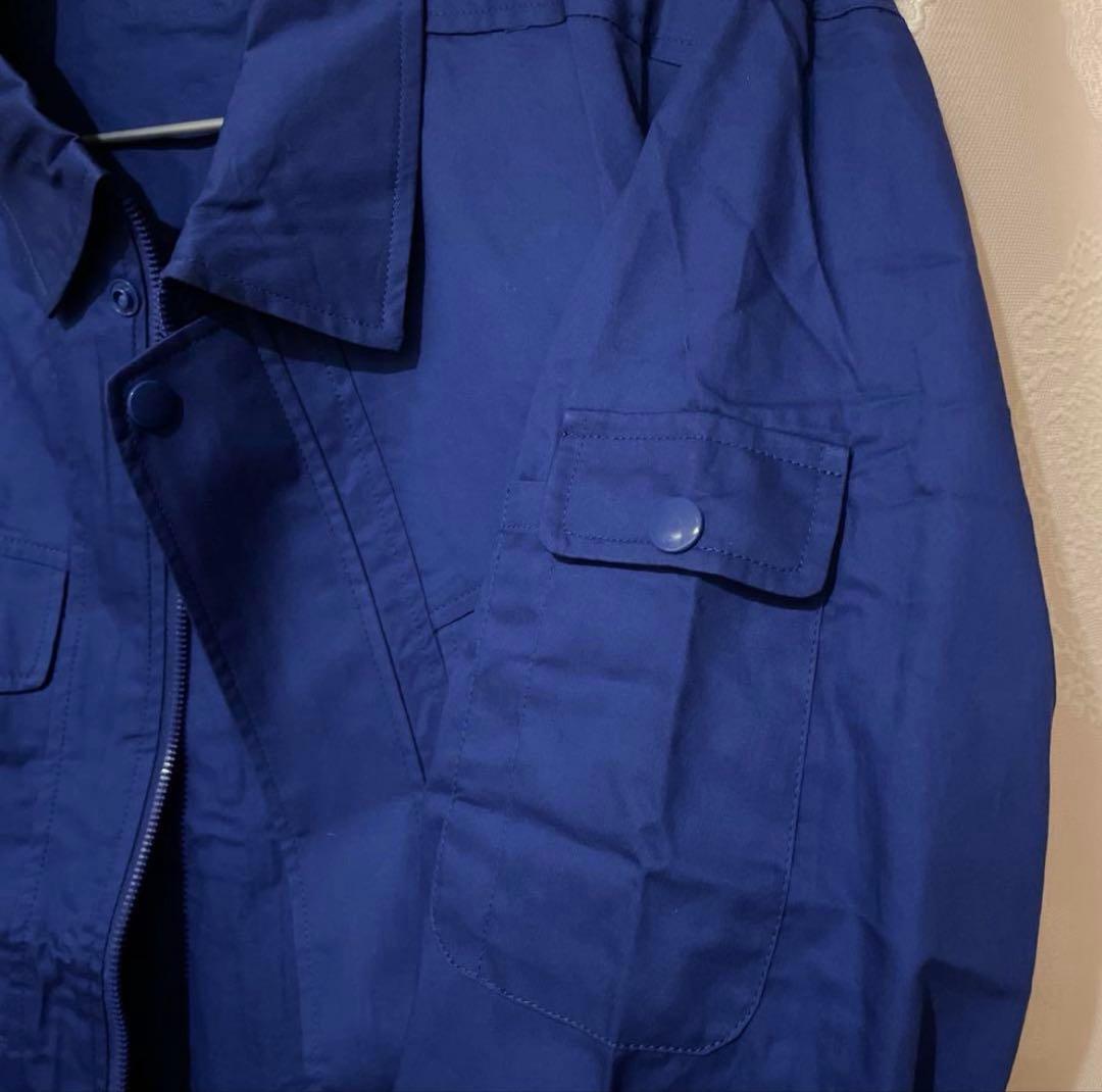 空調服B 長袖　新品未使用　Ｌサイズ×５枚 綿100% ボタンタイプ