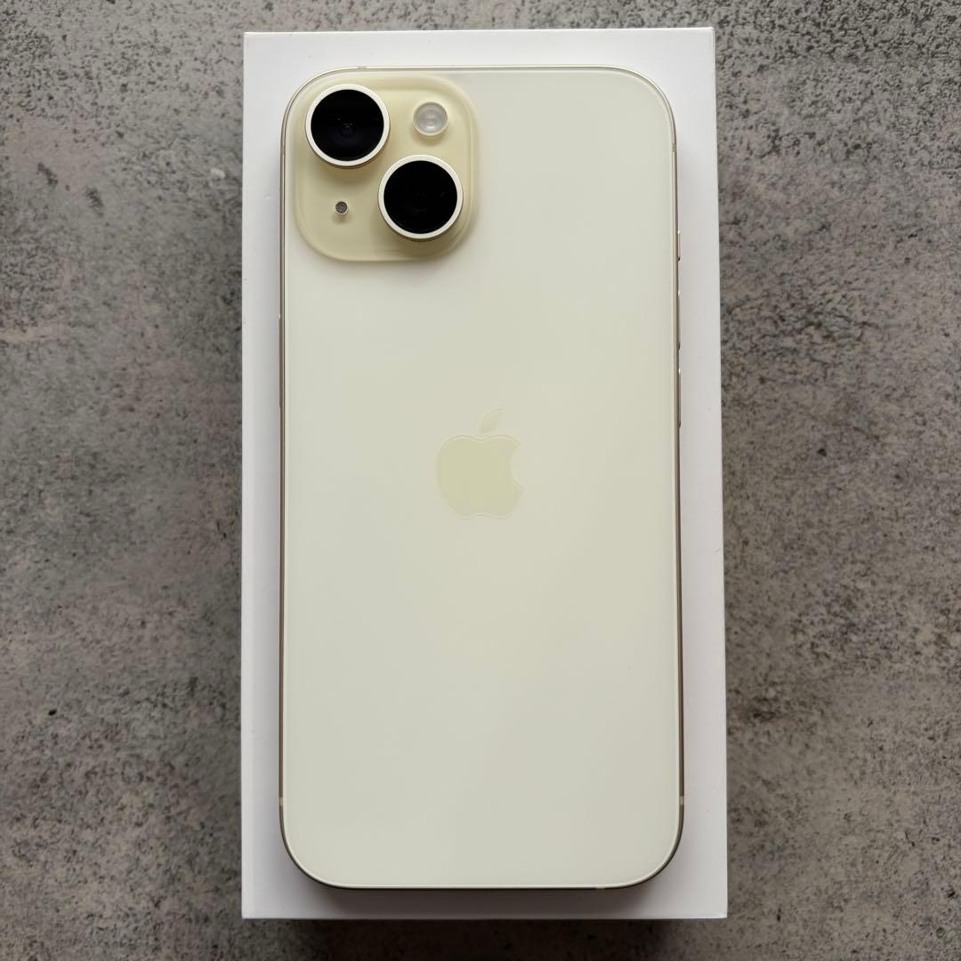 iPhone 15 イエロー 128GB 本体