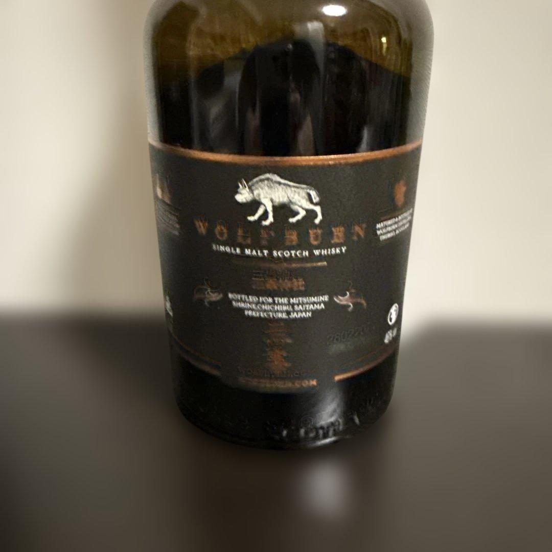 【新品未開封】ウルフバーン 三峯神社限 WOLFBURN ウイスキー 700ml