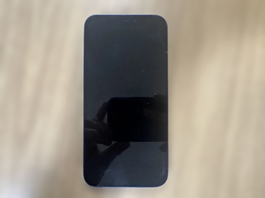 【美品】iPhone 12 ブルー 128GB SIMフリー iFace付